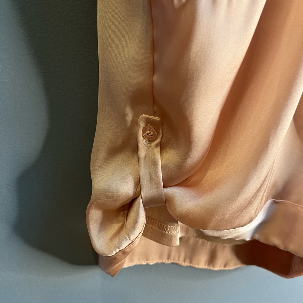 Satin Pink Romper - Picture 3 of 7